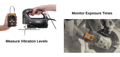 measuring vibration levels and exposure times