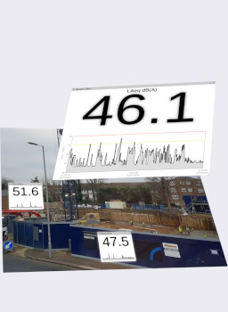 Live Display of Noise Levels