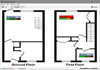 internal noise floorplan display