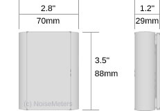 livenoise terminal dimensions