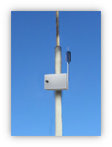 pole mounting option for noise monitor
